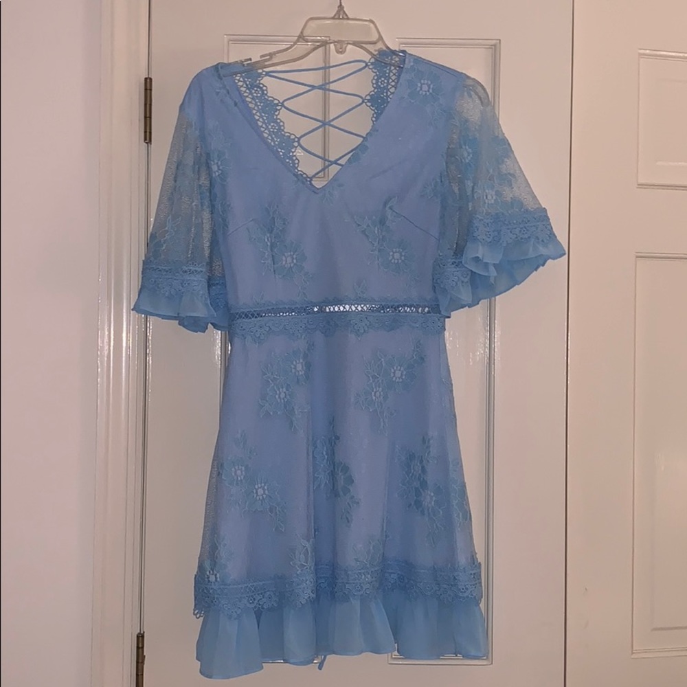 Women’s baby blue dress